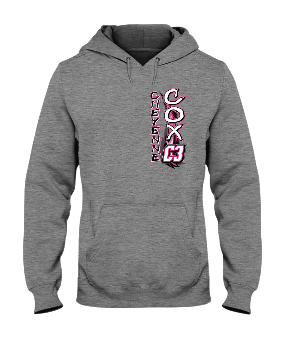 Cheyenne Cox 2020 Hoodie - Red Bomb Graphics - Custom Dirt Racing Shirts