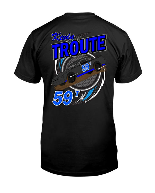 Kevin Troute 2020 - Red Bomb Graphics - Custom Dirt Racing Shirts