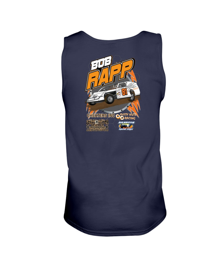 Bob Rapp 2020 Tank - Red Bomb Graphics - Custom Dirt Racing Shirts