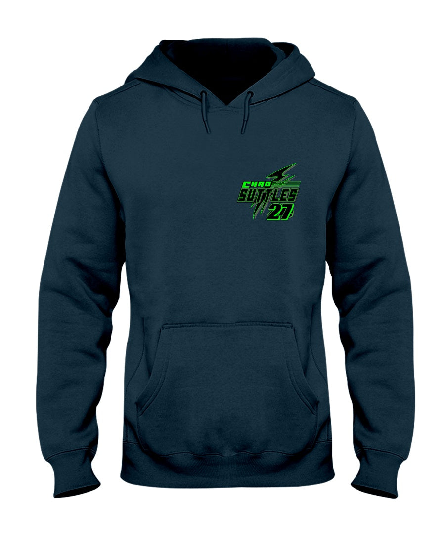 Chad Suttles 2020 Hoodie - Red Bomb Graphics - Custom Dirt Racing Shirts