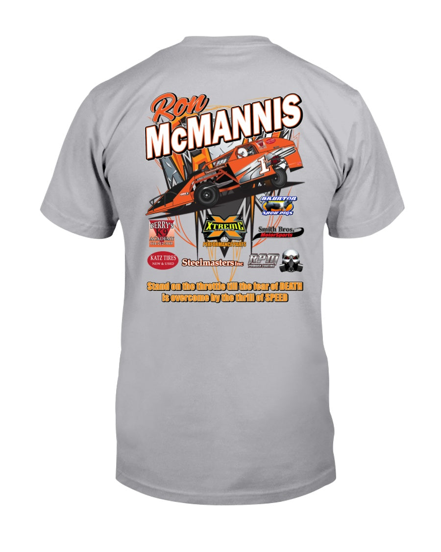 Ron McMannis 2020 - Red Bomb Graphics - Custom Dirt Racing Shirts