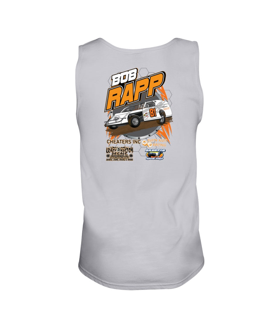 Bob Rapp 2020 Tank - Red Bomb Graphics - Custom Dirt Racing Shirts