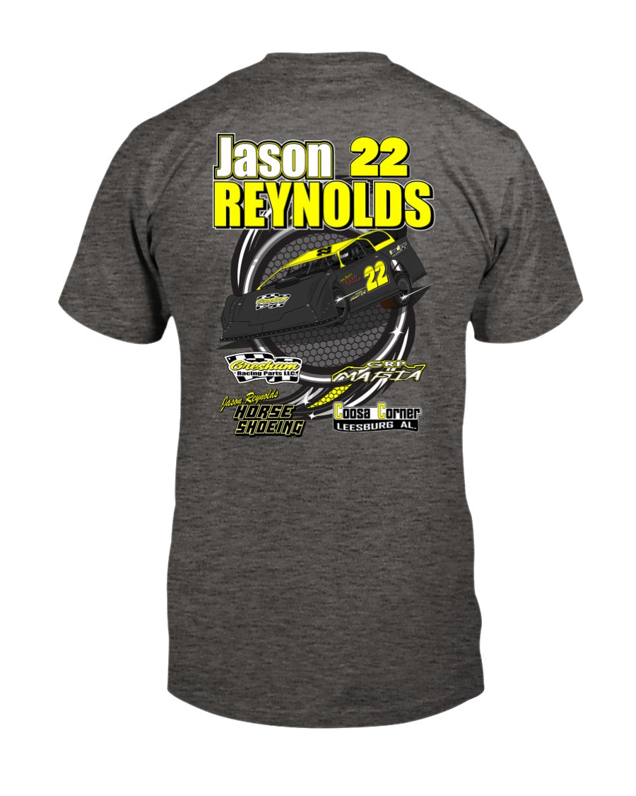 Jason Reynolds 2020 - Red Bomb Graphics - Custom Dirt Racing Shirts