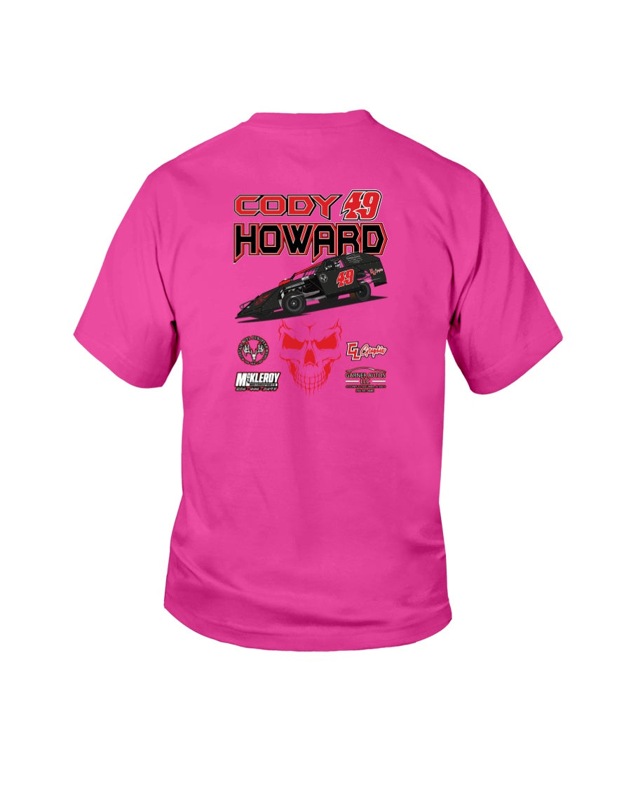 Cody Howard 2020 Youth - Red Bomb Graphics - Custom Dirt Racing Shirts