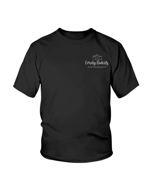 Emily Buhrts Photography Youth T Shirt - Red Bomb Graphics - Custom Dirt Racing Shirts
