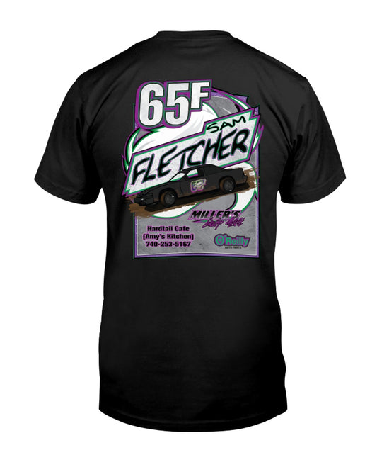 Sam Fletcher 2020 - Red Bomb Graphics - Custom Dirt Racing Shirts