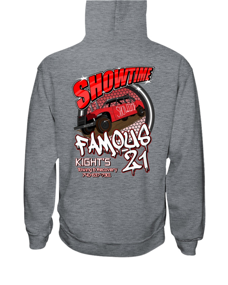 Showtime 2020 Hoodie - Red Bomb Graphics - Custom Dirt Racing Shirts