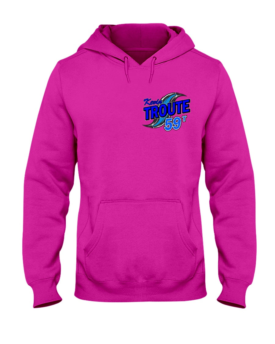 Kevin Troute 2020 Hoodie - Red Bomb Graphics - Custom Dirt Racing Shirts