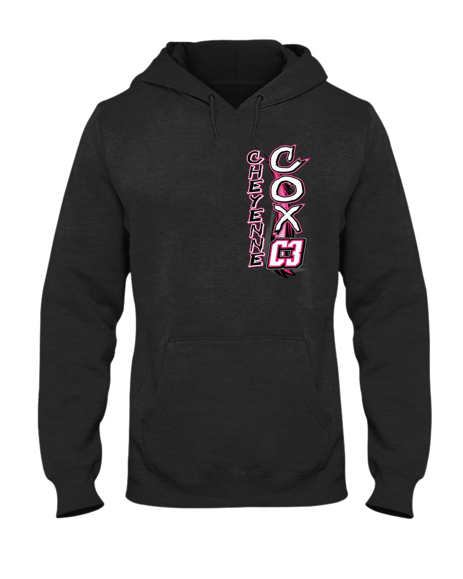 Cheyenne Cox 2020 Hoodie - Red Bomb Graphics - Custom Dirt Racing Shirts