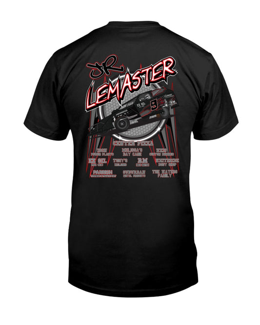 JR Lemaster 2020 - Red Bomb Graphics - Custom Dirt Racing Shirts