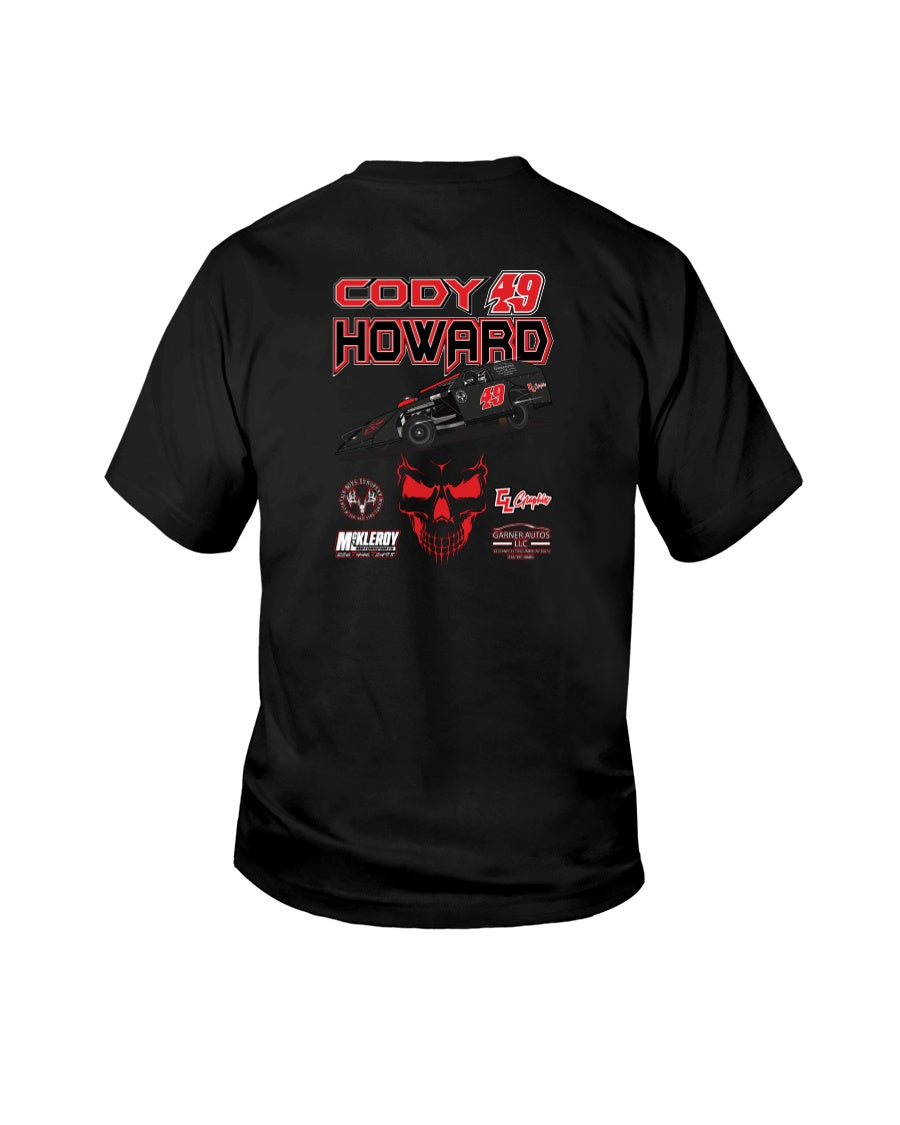 Cody Howard 2020 Youth - Red Bomb Graphics - Custom Dirt Racing Shirts