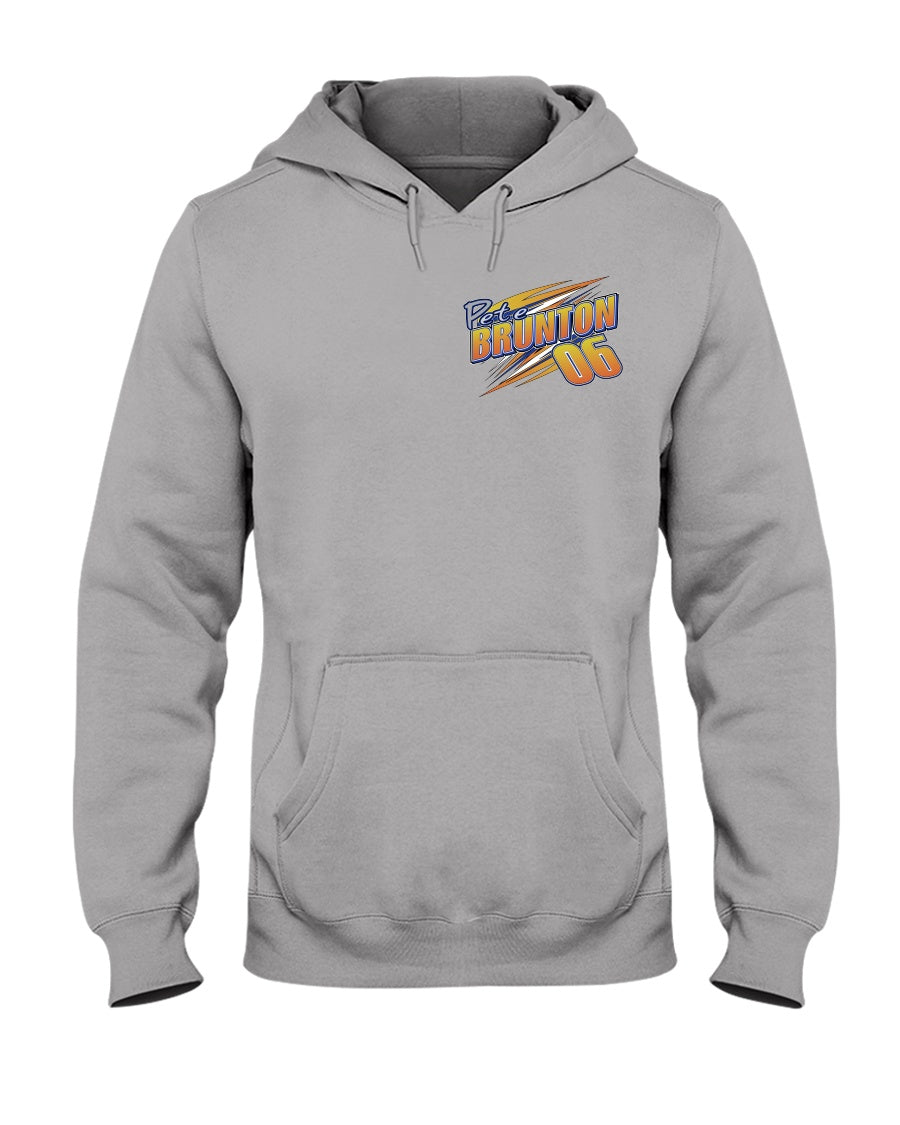 Pete Brunton Hoodie 2020 - Red Bomb Graphics - Custom Dirt Racing Shirts