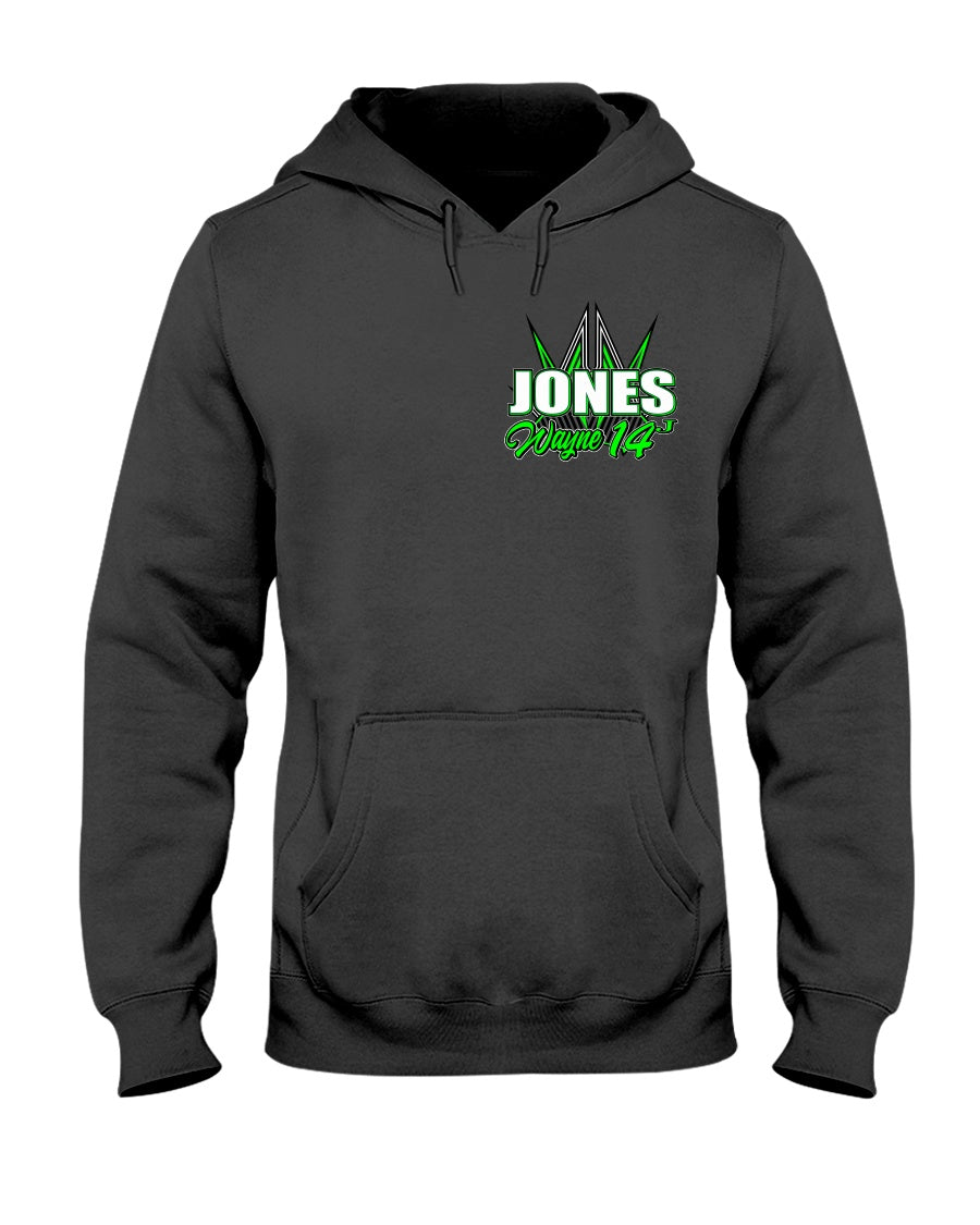 Wayne Jones 2020 Hoodie - Red Bomb Graphics - Custom Dirt Racing Shirts