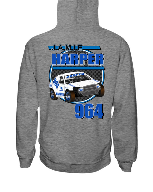 Jamie Harper 2020 Hoodie - Red Bomb Graphics - Custom Dirt Racing Shirts