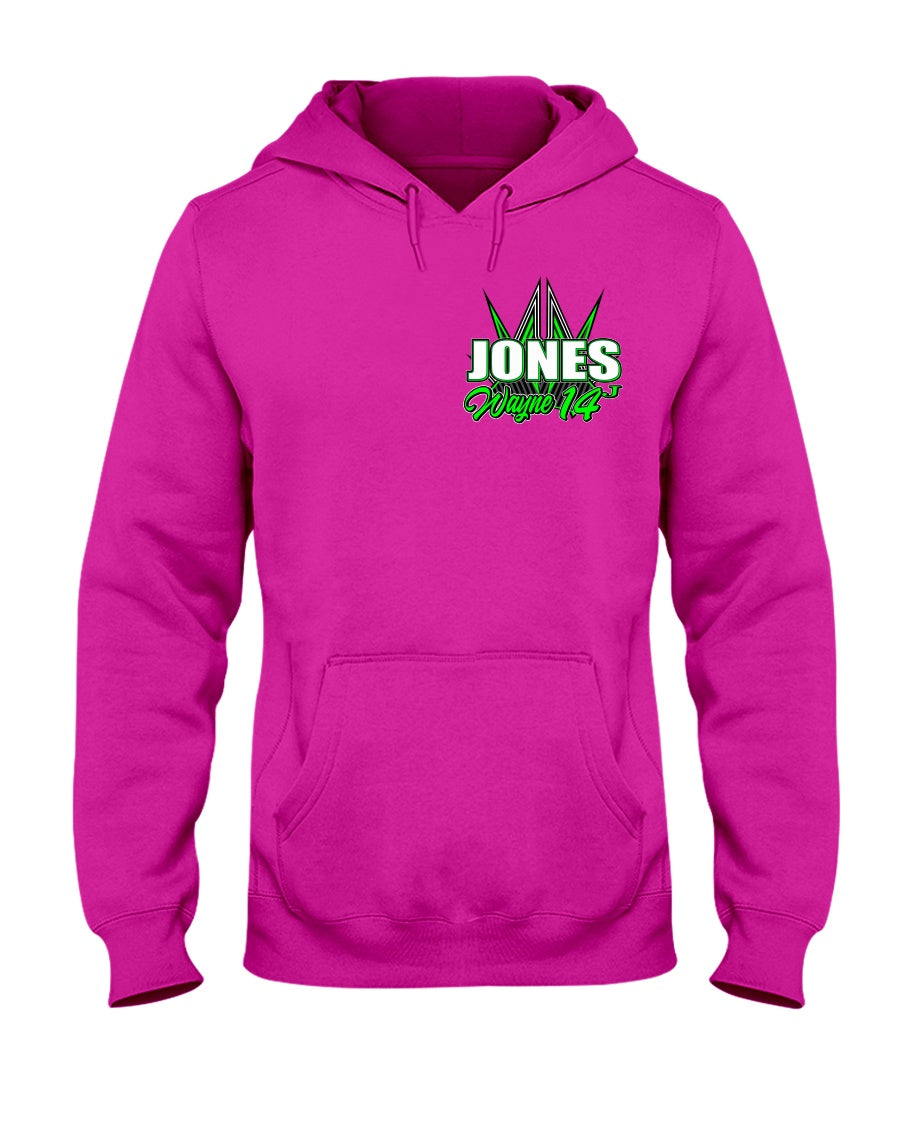 Wayne Jones 2020 Hoodie - Red Bomb Graphics - Custom Dirt Racing Shirts