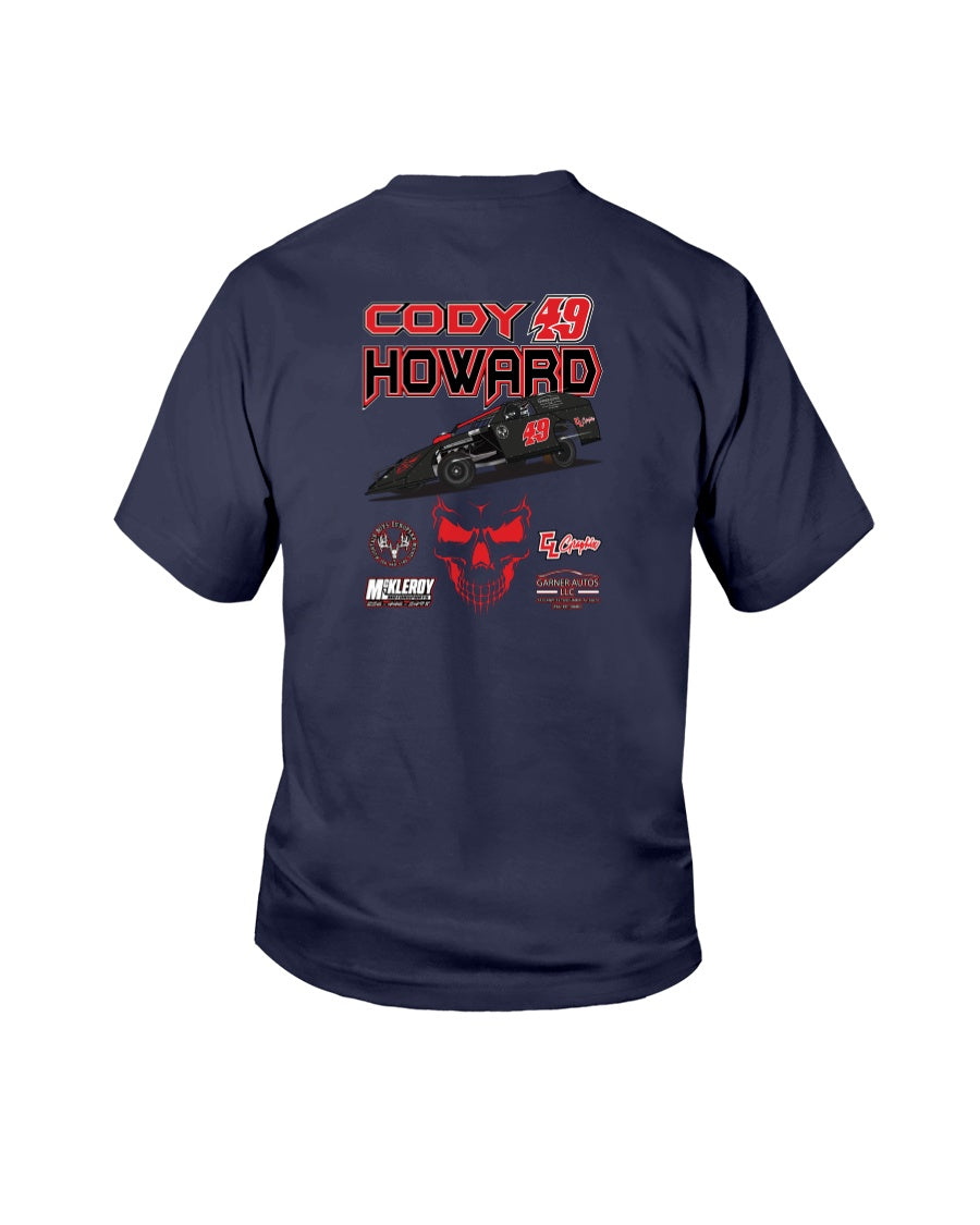 Cody Howard 2020 Youth - Red Bomb Graphics - Custom Dirt Racing Shirts