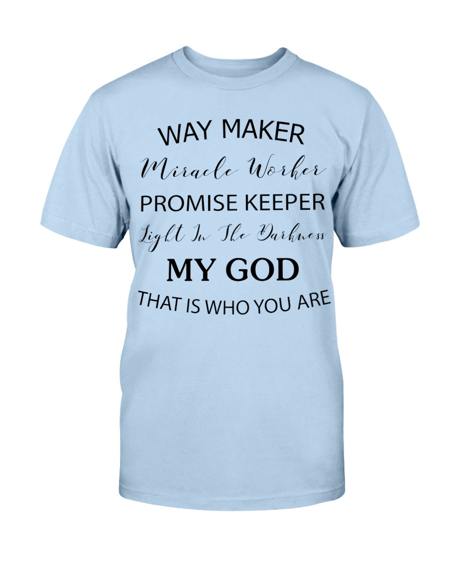 Way Maker Lyrics Shirt - Red Bomb Graphics - Custom Dirt Racing Shirts