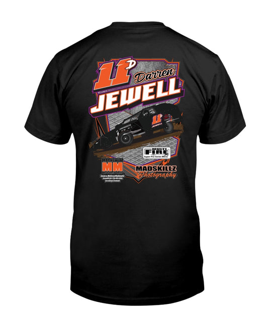 Darren Jewell 2020 - Red Bomb Graphics - Custom Dirt Racing Shirts