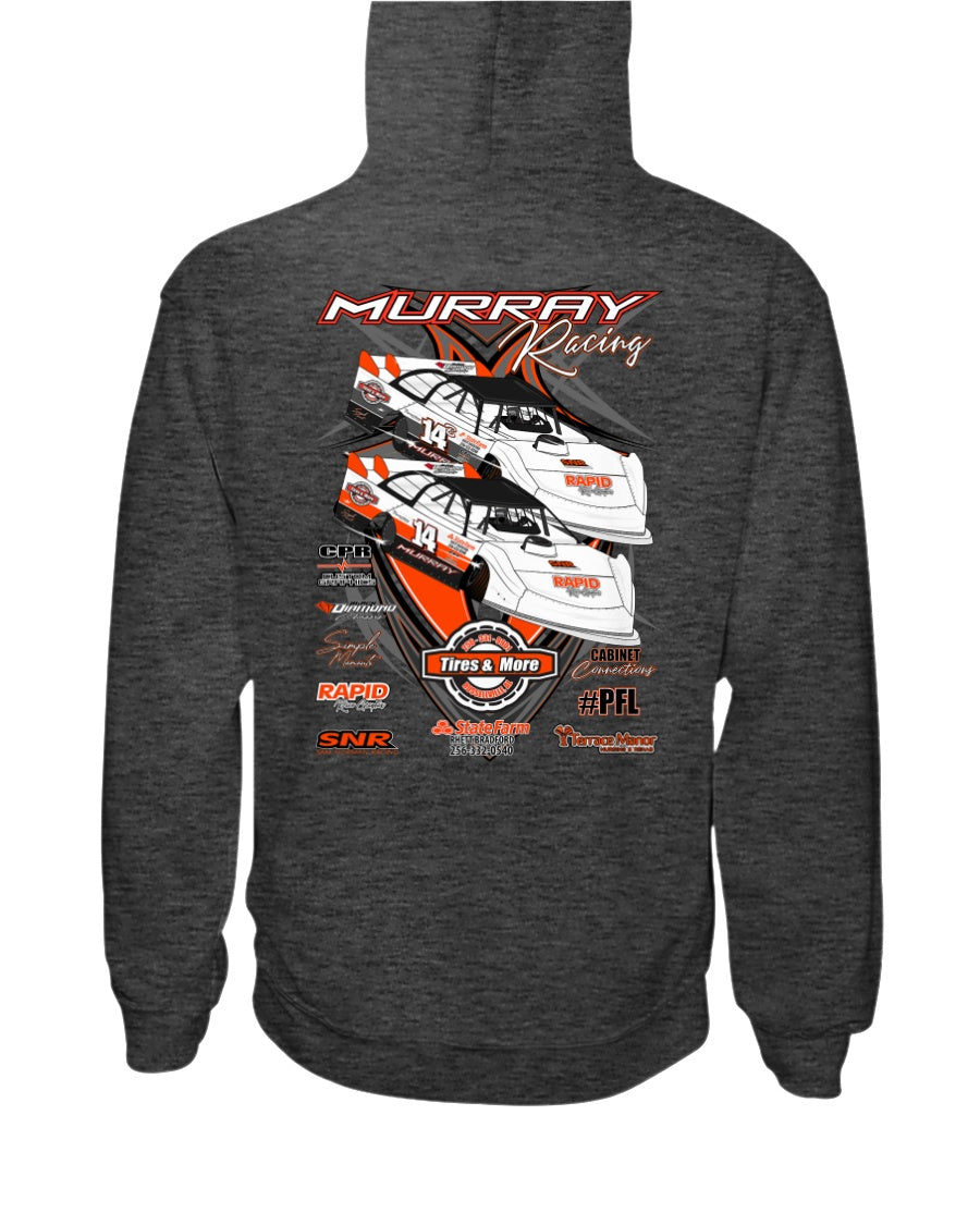 Murray Racing 2020 Hoodie - Red Bomb Graphics - Custom Dirt Racing Shirts