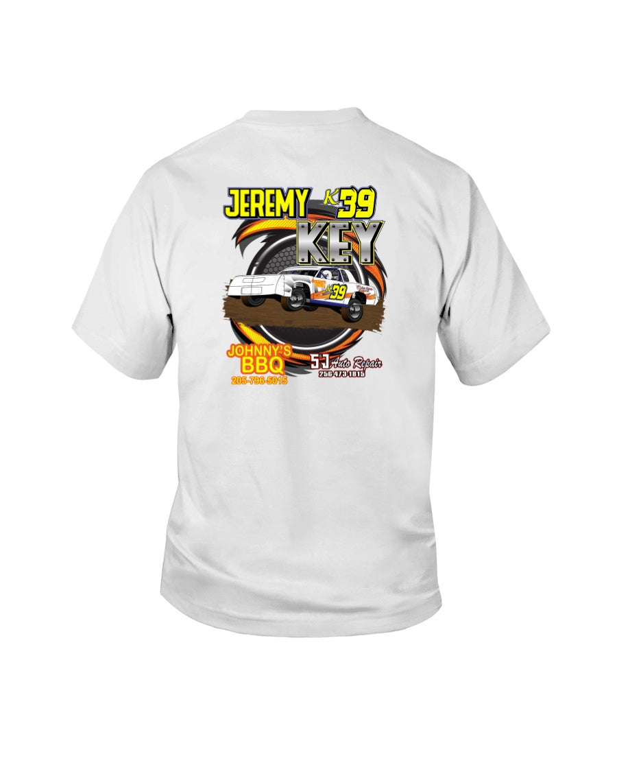 Jeremy Key 2020 Youth - Red Bomb Graphics - Custom Dirt Racing Shirts