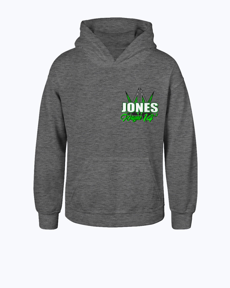 Wayne Jones 2020 Youth Hoodie - Red Bomb Graphics - Custom Dirt Racing Shirts