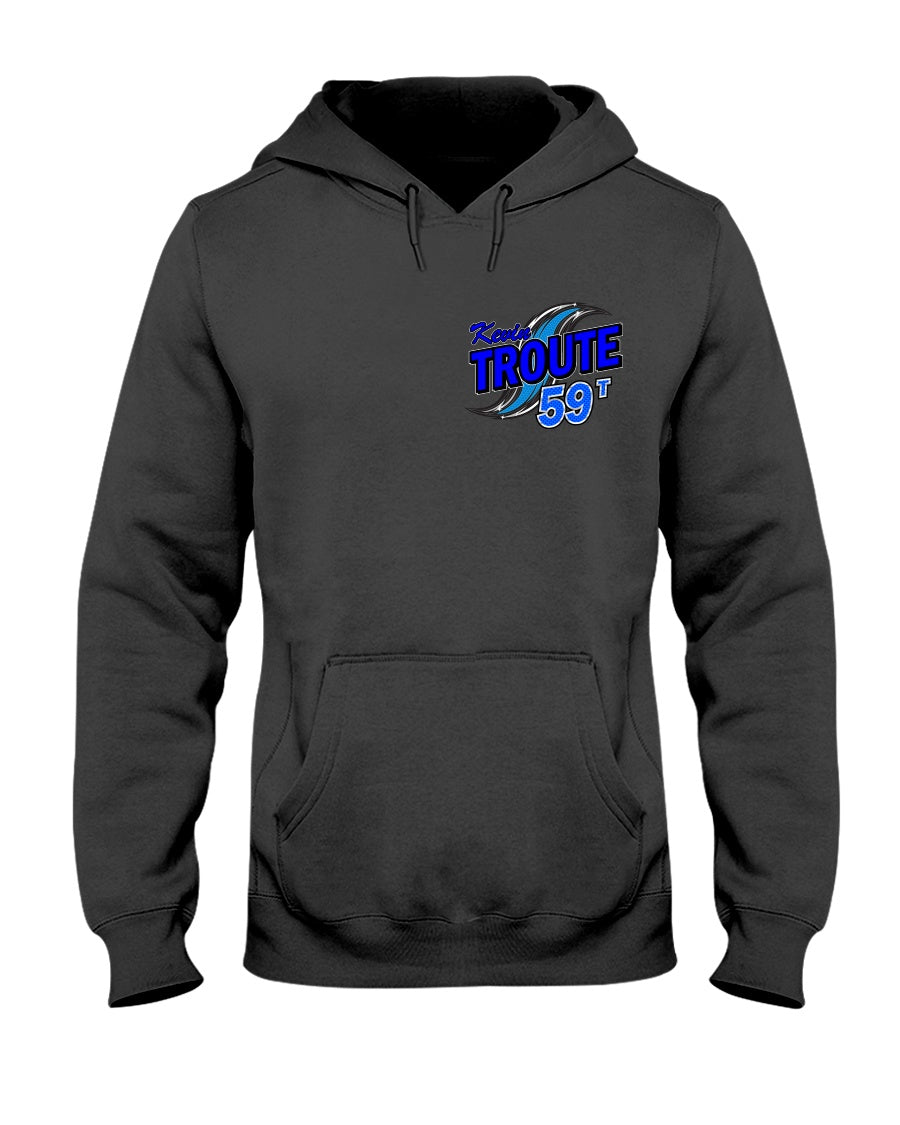 Kevin Troute 2020 Hoodie - Red Bomb Graphics - Custom Dirt Racing Shirts