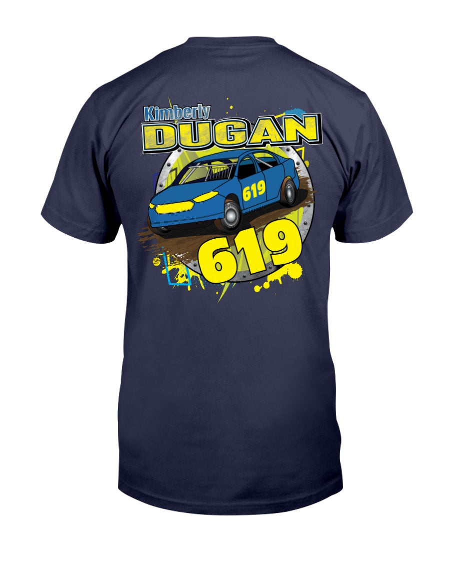 Kimberly Dugan 2020 - Red Bomb Graphics - Custom Dirt Racing Shirts