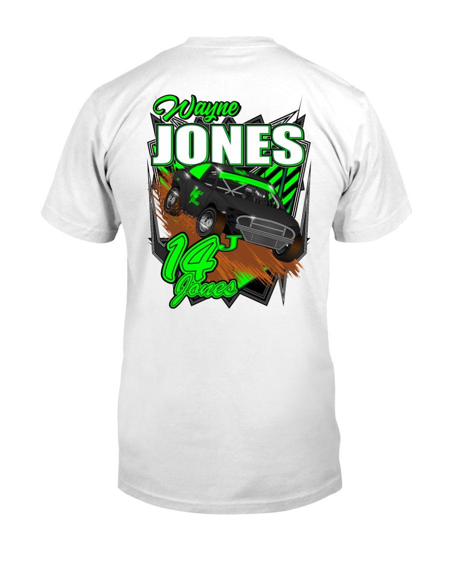 Wayne Jones 2020 - Red Bomb Graphics - Custom Dirt Racing Shirts