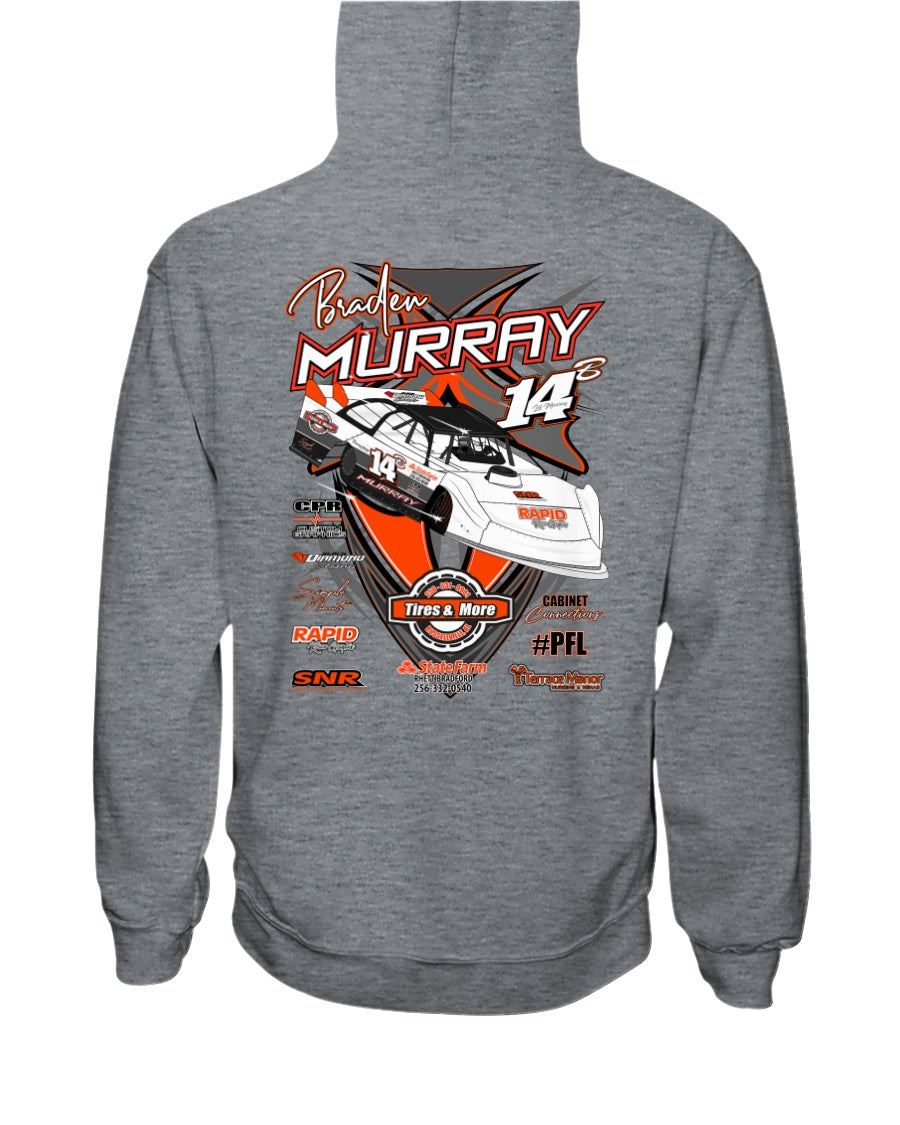 Braden Murray 2020 Hoodie - Red Bomb Graphics - Custom Dirt Racing Shirts