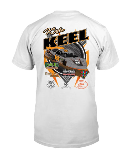 Kyle Keel 2020 - Red Bomb Graphics - Custom Dirt Racing Shirts