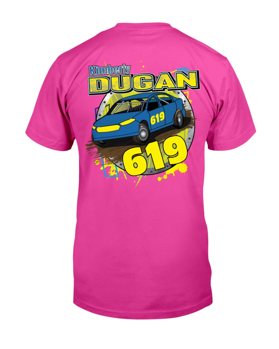 Kimberly Dugan 2020 - Red Bomb Graphics - Custom Dirt Racing Shirts