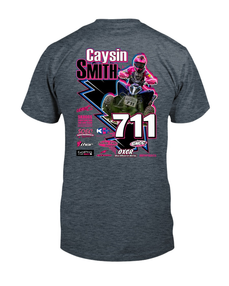 Caysin Smith 2020 - Red Bomb Graphics - Custom Dirt Racing Shirts