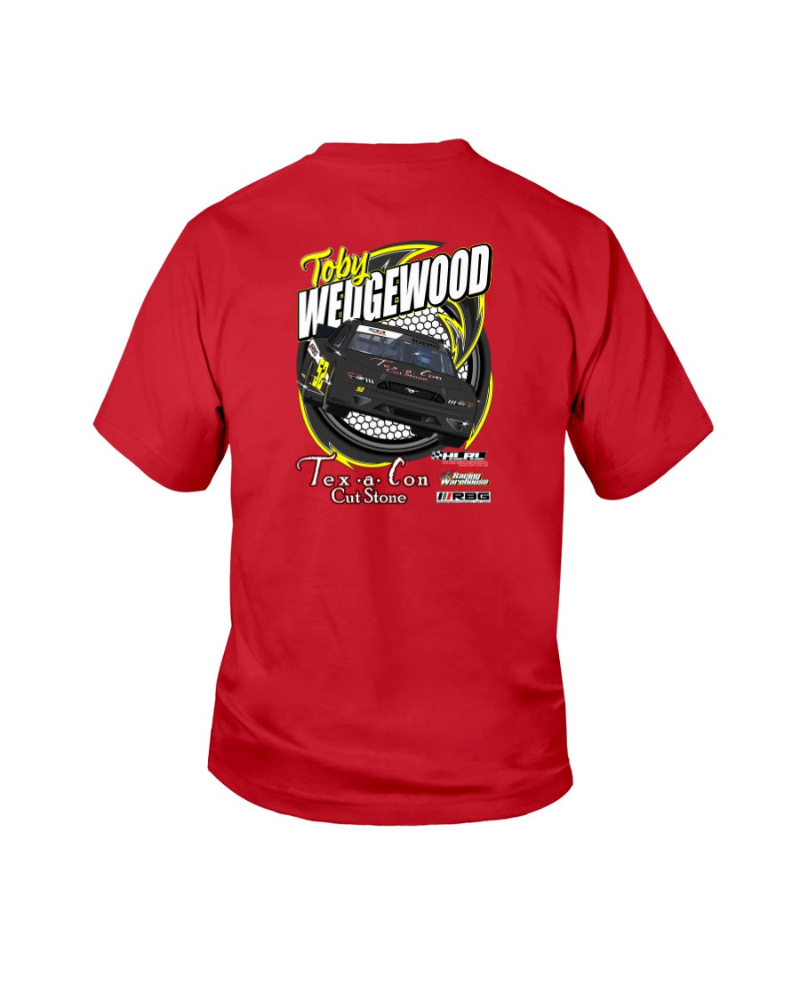 Toby Wedgewood 2020 Youth - Red Bomb Graphics - Custom Dirt Racing Shirts