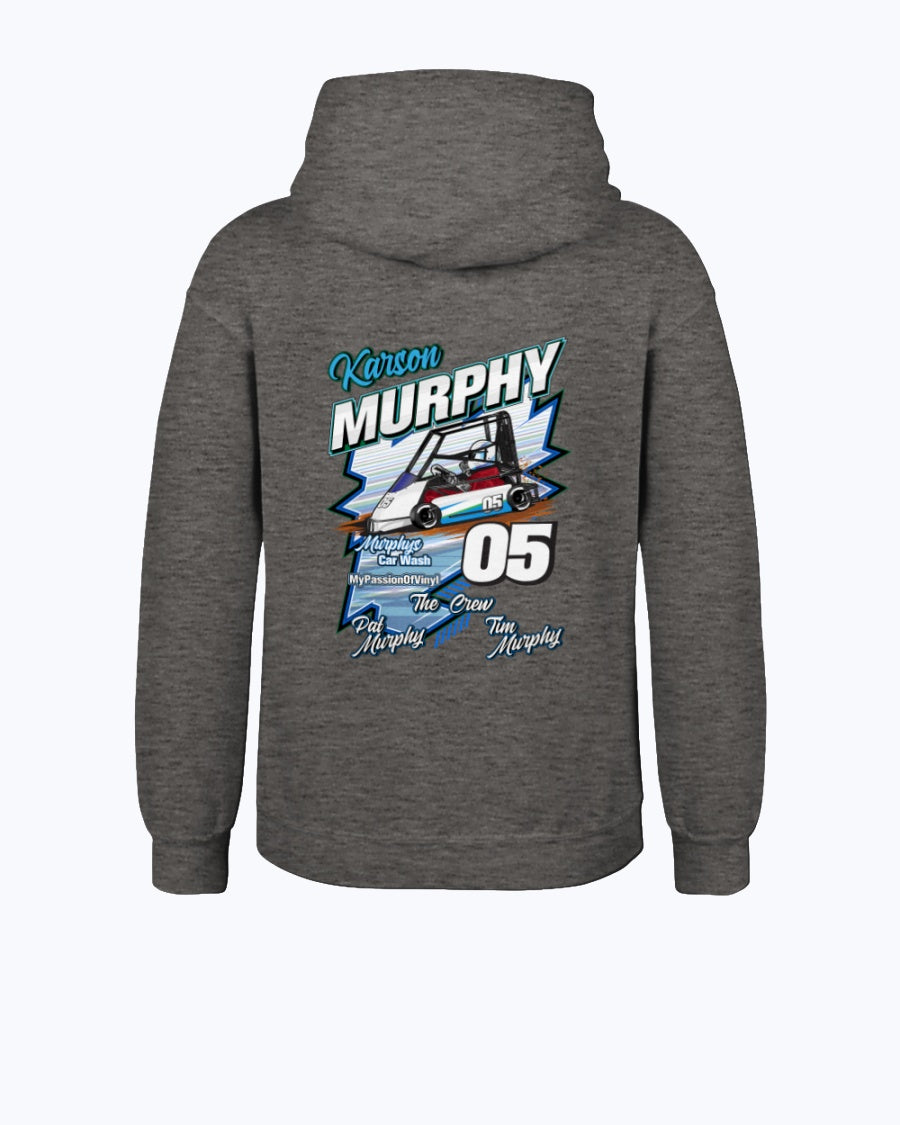 Karson Murphy 2020 Youth Hoodie - Red Bomb Graphics - Custom Dirt Racing Shirts