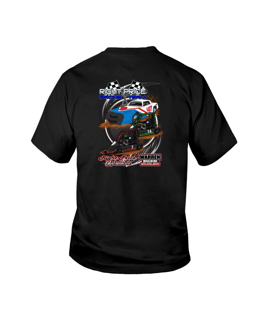 Right Price Racing Team 2020 Youth - Red Bomb Graphics - Custom Dirt Racing Shirts